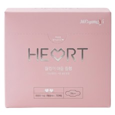 JilGyungYi 質更益 Heart衛生棉 蝶翼型, M(24cm), 15片, 1盒