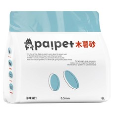 paipet 木薯砂 純植物貓砂, 2kg, 1包, 淨味蘇打
