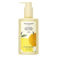 THE FACE SHOP 菲詩小舖 The Botanic身體乳液 檸檬馬鞭草香, 1瓶, 350ml