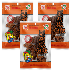 德昌 黑胡椒豆乾, 60g, 3包