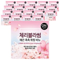온더바디 플라워 휘핑 비누 체리블라썸, 90g, 20개입