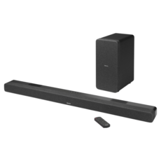 DENON 天龍 兩件式家庭劇院組 3.1.2聲道Soundbar + 重低音, 黑色, DHTS517BKE3