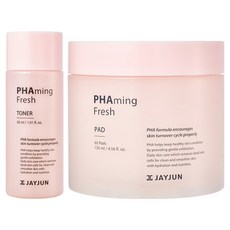JAYJUN PHAming 爽膚棉套組 植物衍生成分 軟化角質 保濕修護, 1組