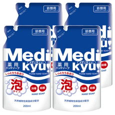 Medi kyu 泡泡洗手乳補充包, 200ml, 4包