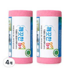 多用途攜帶式清潔抹布, 60入, 4個