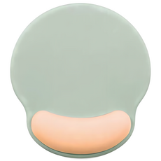 kingkong 簡約撞色舒壓護腕滑鼠墊, 豆沙綠, 1個