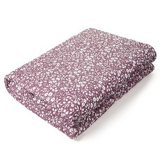 inoq 人體偵測EMF電熱毯, 超級單人（100 x 180 厘米）, 酒紅色小花