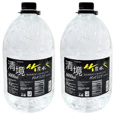 清境 竹炭水, 6L, 2桶