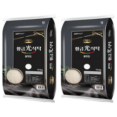 더담은 황금빛식탁 백미 상등급, 10kg, 2개