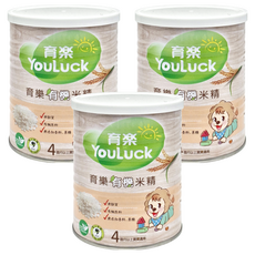 YouLuck 育樂 米精, 250g, 3罐