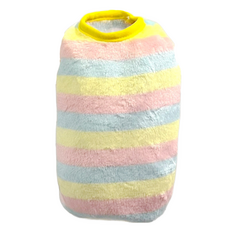 SassyDog 毛絨保暖衣 大型犬適用, 彩色條紋/黃色, 1件