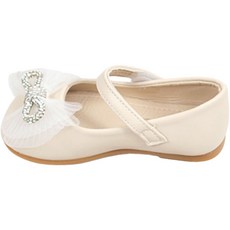 BEBEMARU 女童蕾絲水鑽蝴蝶結鞋 9941