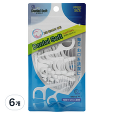 NEO DENTALSOFT Y型牙線, 6個, 1入, 7cm