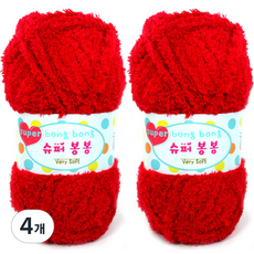 Happysil Super Bonbon 編織線, 2316紅色