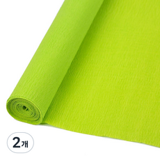 MaDaKkuMi 皺紋紙 手揉紙 45 蘋果綠 50 x 250 cm, 2個, 1色