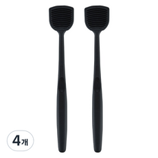 And House 補充式舌苔清潔器 黑色, 14g, 4個