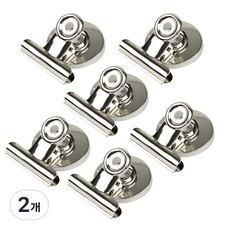 세인티에프 네오디움 자석 집게, 31mm, 6개입, 2개