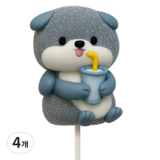 花椰菜朋友們條狀果凍, 4個, 檸檬口味, 32g