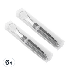 Jmil衛生舌頭清潔器 黑色, 6個