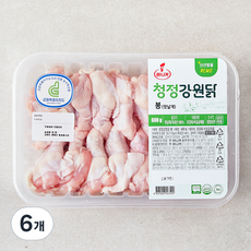 마니커 무항생제 인증 청정강원닭 봉 윗날개 (냉장), 6개, 600g
