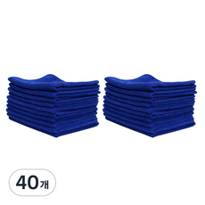 清潔眼部超細纖維布藍色, 40個