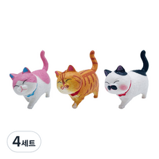 World Clean 散步貓咪公仔 第2代 A款 套組, 4套