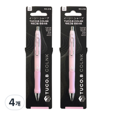 COLNK 舒適握感自動鉛筆 粉紅色, 0.5mm, 4個