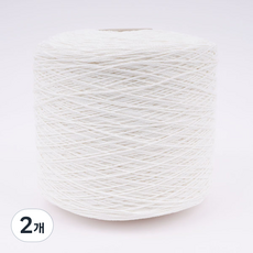 공작표 순면 색사 12합 뜨개실, 202 아이보리, 2개