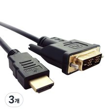HDtop HDMI to DVI連接線, 3個, 5m