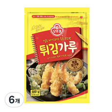 OTTOGI 不倒翁 炸粉, 500g, 6個