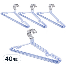 ABM 防滑塗層衣架, 40個, 藍色