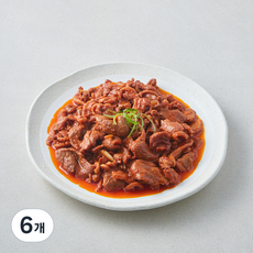 품애복 맛있는 고추장 생오리 불고기, 6개, 300g