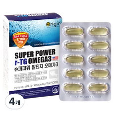 오리진 슈퍼파워 알티지 오메가3, 4개, 30정