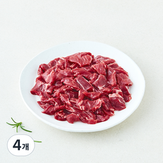 한우 사태 세절 1등급 국거리용 (냉장), 4개, 300g