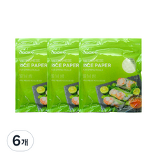 越南春捲用圓形米紙, 200g, 6包