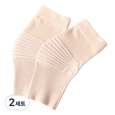 Yegrina 時尚高CP值護膝 2件組 長版 淺橘色, 2套