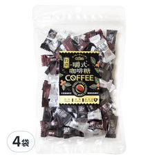惠香 嚼式咖啡糖 綜合口味,120g,4袋
