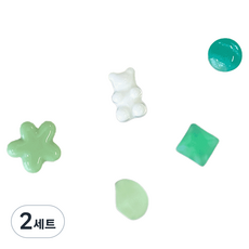 데미무드 에버그린 마그넷 5종 세트, 혼합색상, 2세트