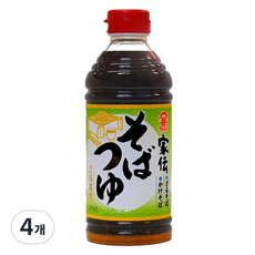 후지심 소바쯔유, 4개, 500ml