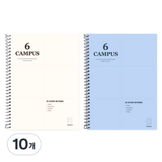 미소로 3000 캠퍼스 6분할 연습장 2427, 랜덤발송, 10개
