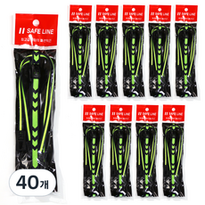 Safeline 安全帽下巴帶, 40個, 海軍藍 + 螢光