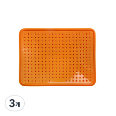 발마사지 패드, 오렌지, 3개