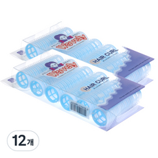 Cheonil 髮捲 出口產品 髮捲 小 2 套 2 包, 隨機出貨, 12個