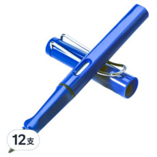 小麥購物 免削鉛筆 Y436 深藍色筆桿 17g, 12支