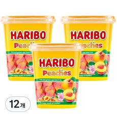 HARIBO 水蜜桃軟糖, 175g, 12盒