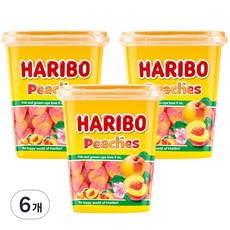 HARIBO 水蜜桃軟糖, 175g, 6盒