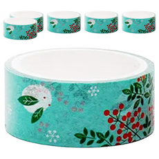 Bentoto House 本朵愛舍 日式和風和紙膠帶 20mm x 5m ,寒冬初見,6個