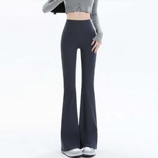 리치언니 여성용 몸매가 예뻐 보이는 부츠컷 필라테스 요가 하이웨스트 밴딩 레깅스 롱