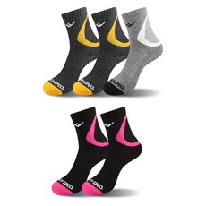 PRO-SPECS 女式 Q19 型運動氣墊登山長頸襪 5 條腿, 隨機發貨