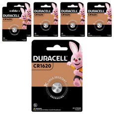 듀라셀 리튬 코인 건전지 CR1620, 1개입, 6개